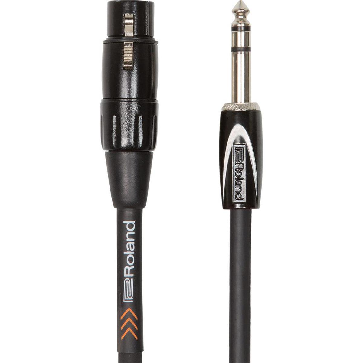 

Roland Black Series 3' Balanced Interconnect Cable, 1/4" TRSM to XLRF Connector