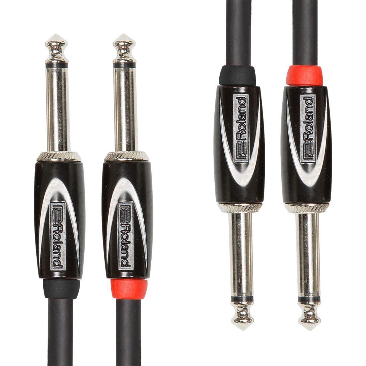 

Roland Black Series 5' Dual Interconnect Cable, 1/4-1/4" Connector