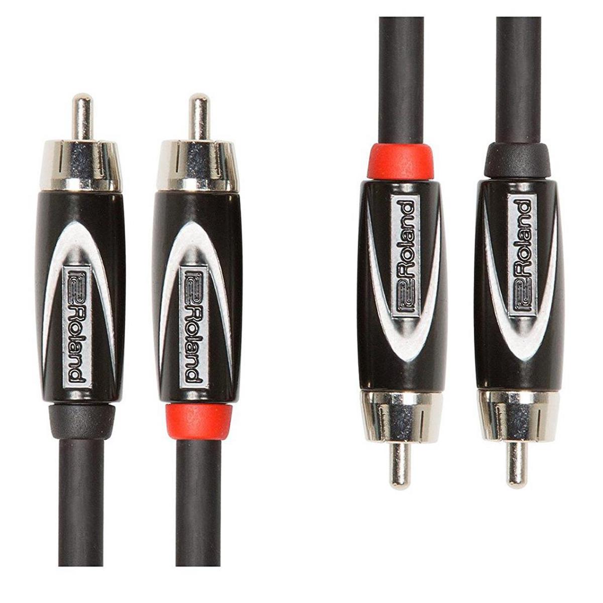 

Roland Black Series 5' Dual Interconnect Cable, RCA to RCA Connector