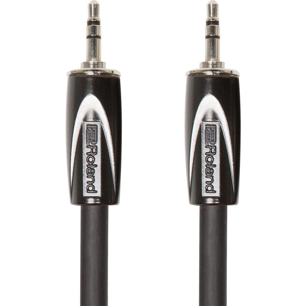 

Roland Black Series 5' Stereo Interconnect Cable, 1/8" TRS to 1/8" TRS Connector