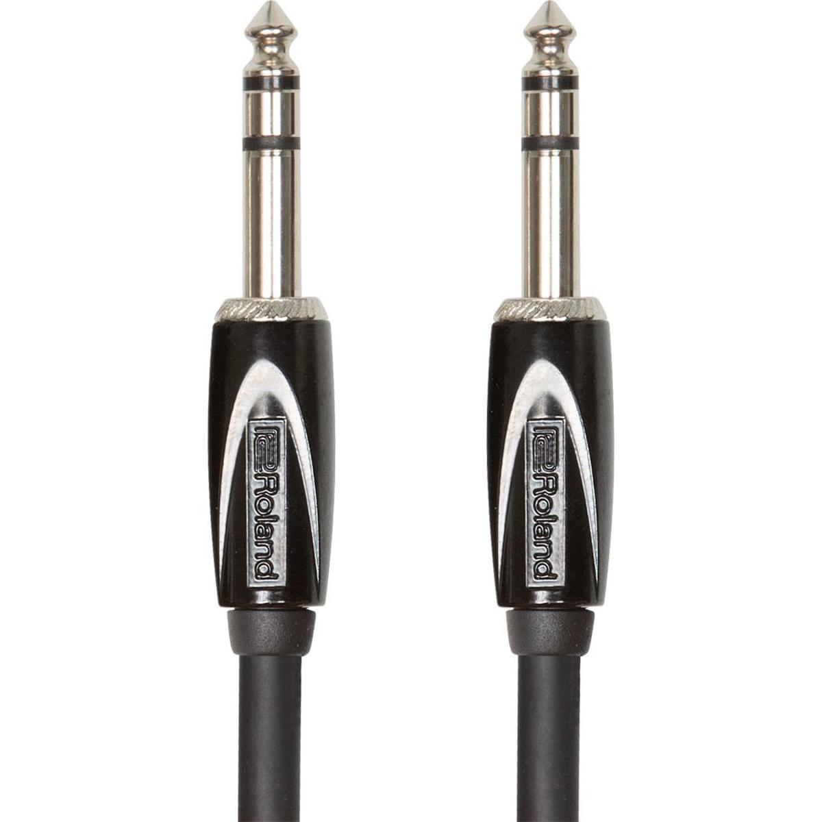 

Roland Black Series 5' Stereo Interconnect Cable, 1/4" TRS-1/4" TRS Connector