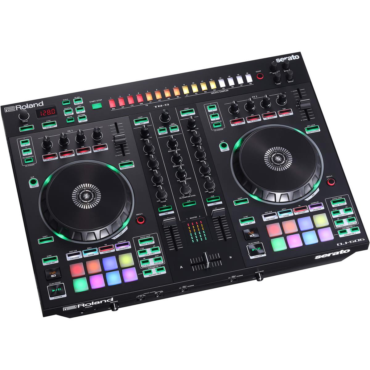 Image of Roland DJ-505 2-Channel 4-Deck Serato DJ Controller