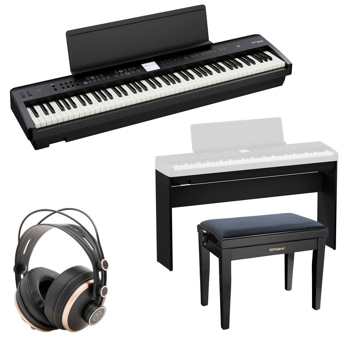 

Roland FP-E50 88-Key SuperNATURAL Digital Piano with Essential Accessories Kit