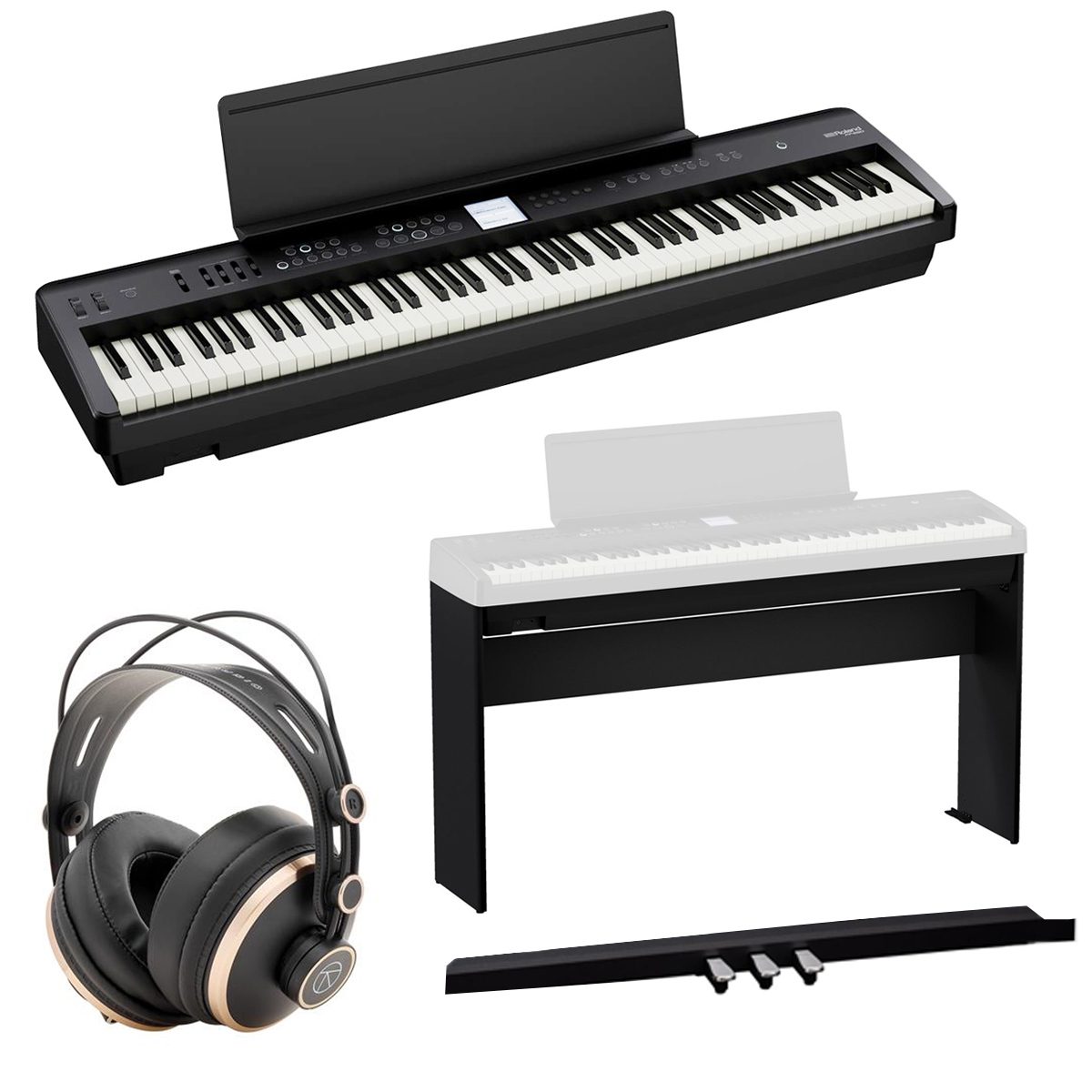 

Roland FP-E50 88-Key SuperNATURAL Digital Piano with Stand, Pedal & Headphones