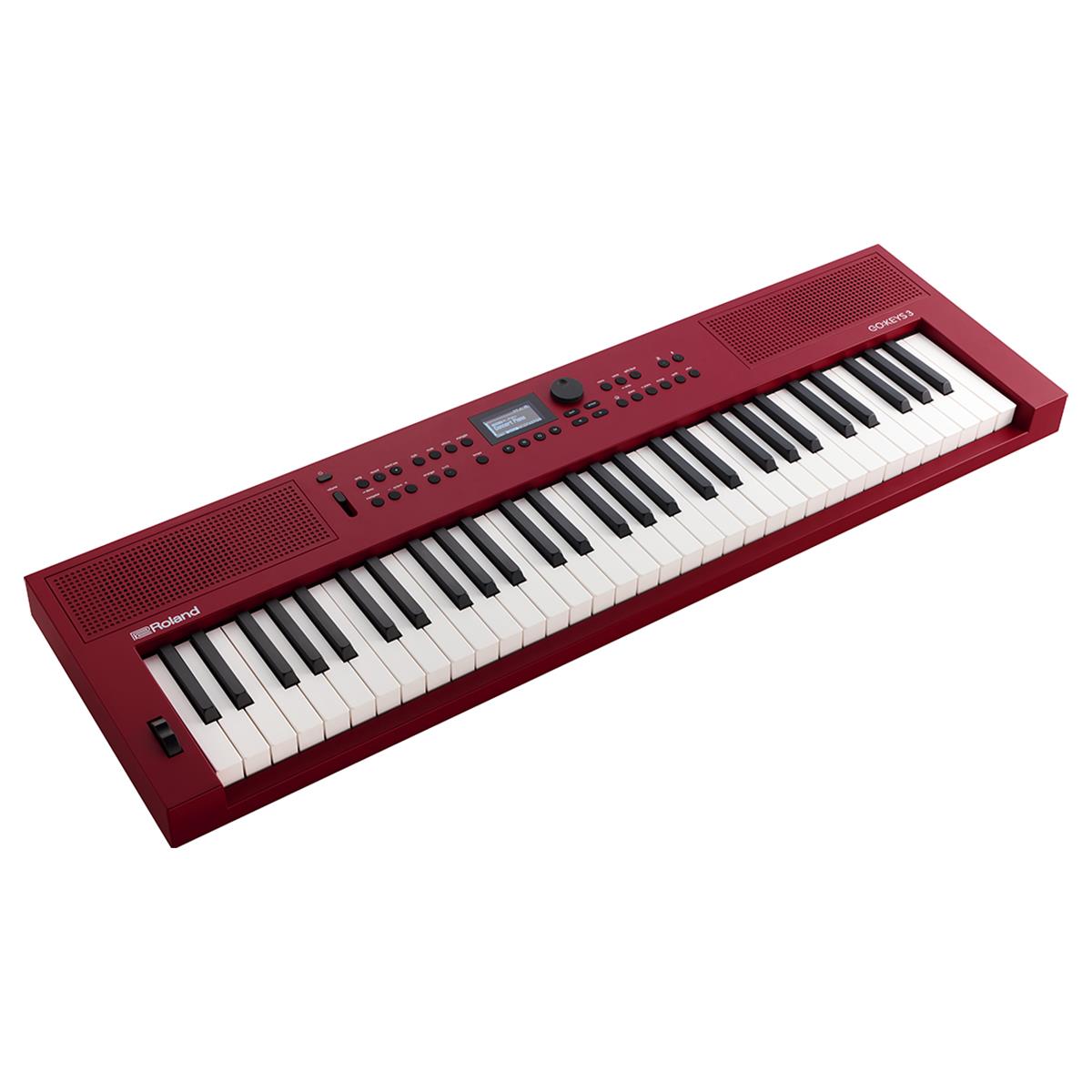 Image of Roland GO:KEYS 3 61-Key Music Creation Keyboard Red
