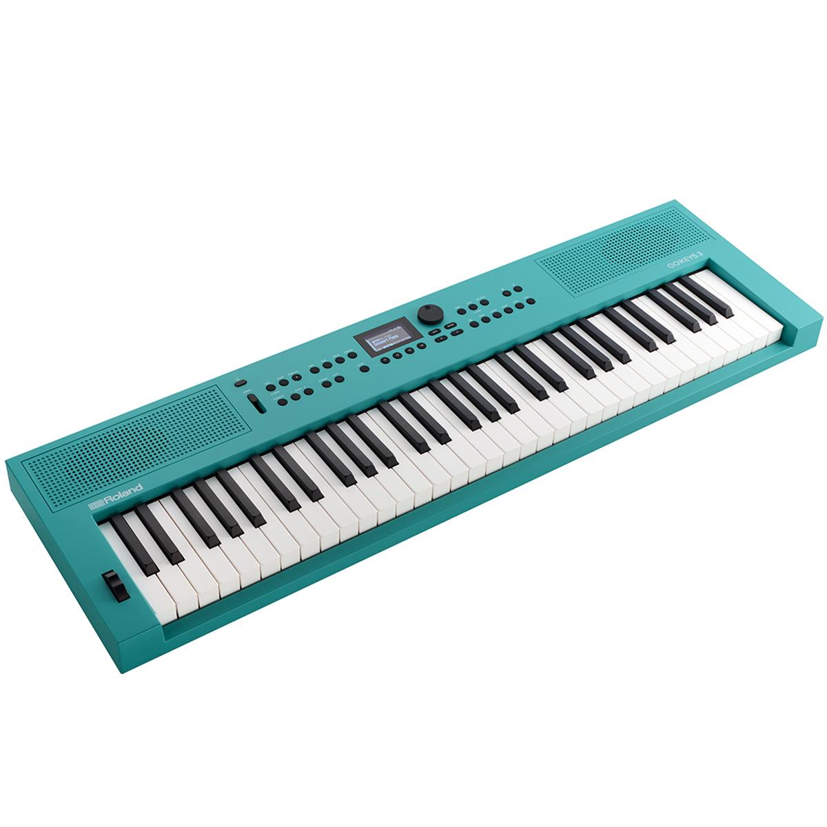 Image of Roland GO:KEYS 3 61-Key Music Creation Keyboard Turquoise