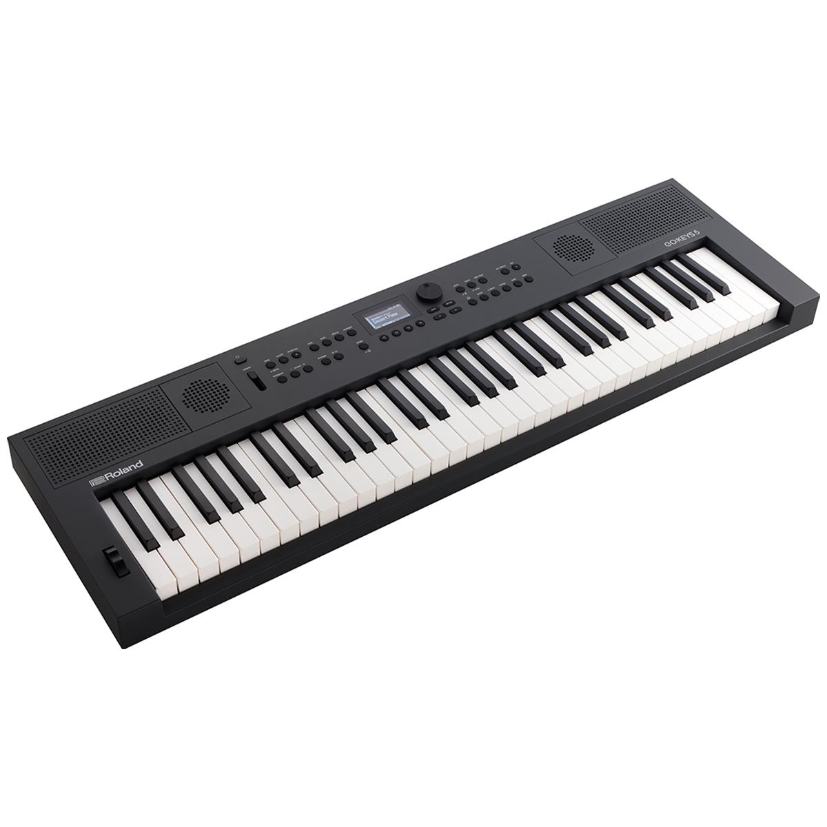 Image of Roland GO:KEYS 5 61-Key Music Creation Keyboard Graphite
