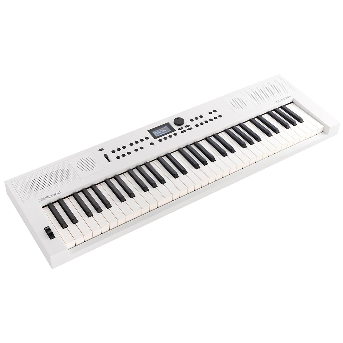 Image of Roland GO:KEYS 5 61-Key Music Creation Keyboard White