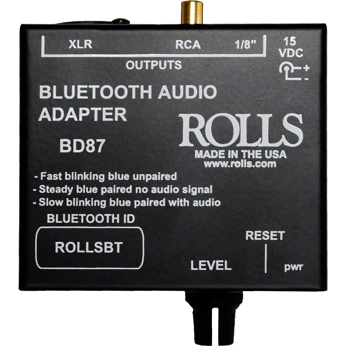 Image of Rolls BD87 Bluetooth Audio Adapter