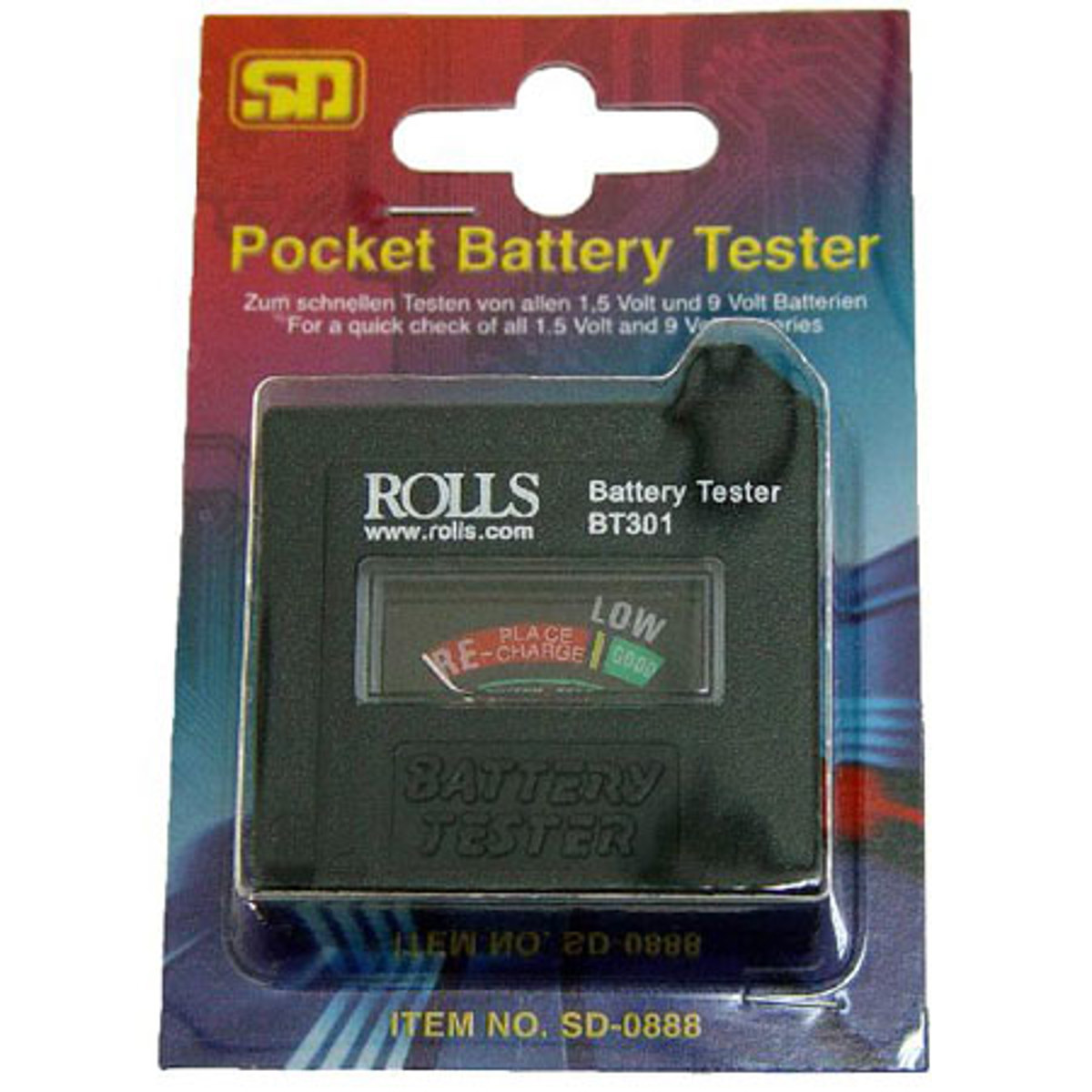 Image of Rolls BT301 Pocket Battery Tester