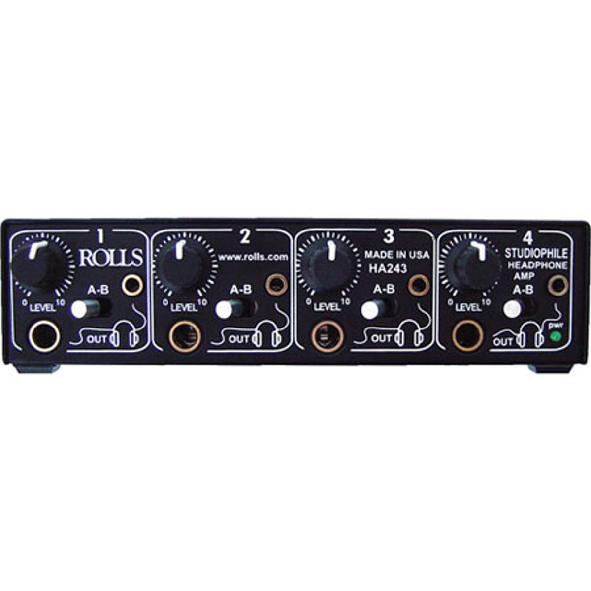 Image of Rolls HA243 4 Channel Studiophile Headphone Amplifier