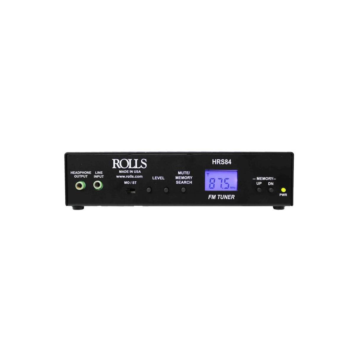 Image of Rolls HRS84 FM Digital Tuner with XLR Outputs