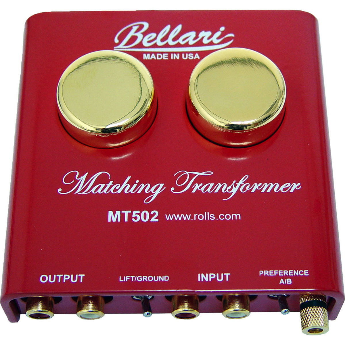 

Rolls Bellari MT502 Step-Up Transformer with Moving Coil Cartridges