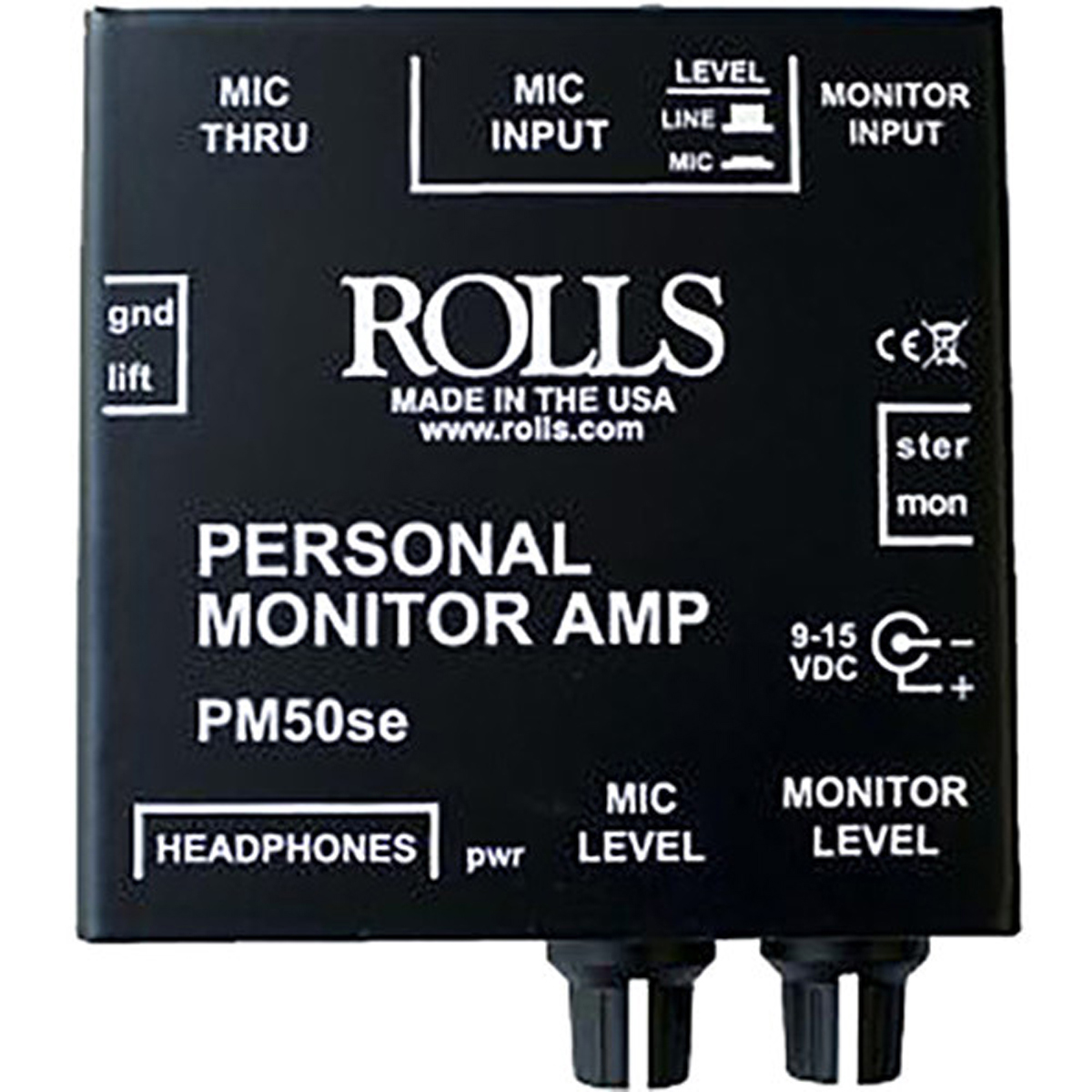 

Rolls PM50S Personal Monitor Amplifier, 20-20 KHz