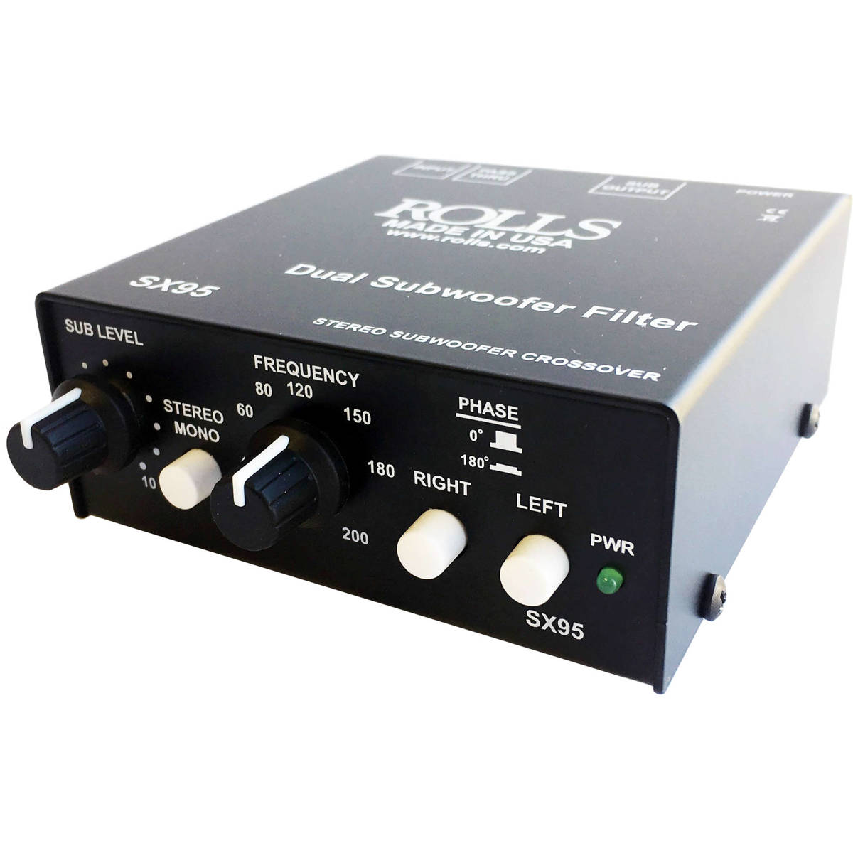 

Rolls SX95 Stereo Subwoofer Crossover/Filter