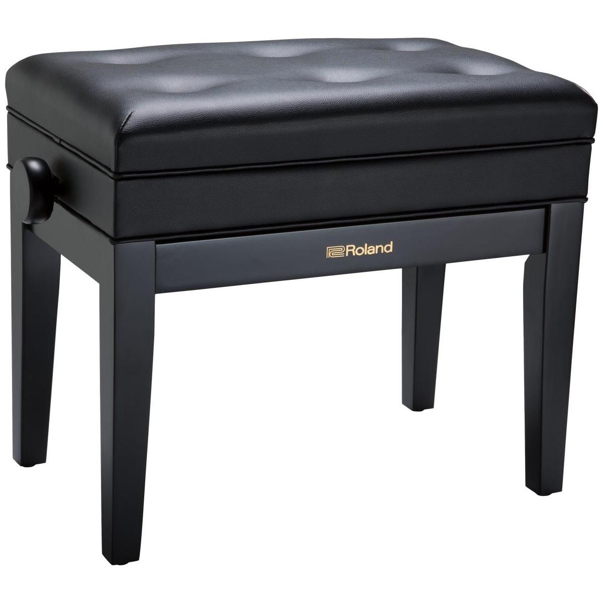 Image of Roland RPB-400 Piano Bench with Vinyl Seat &amp; Storage Compartment
