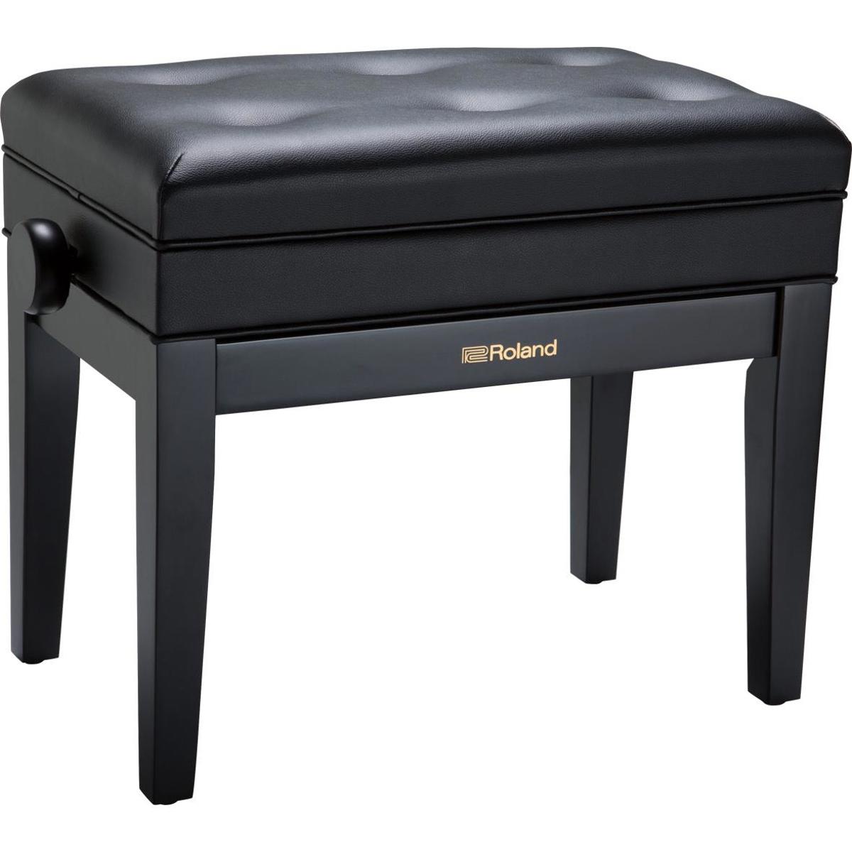 Image of Roland RPB-400 Piano Bench with Vinyl Seat &amp; Storage Compartment