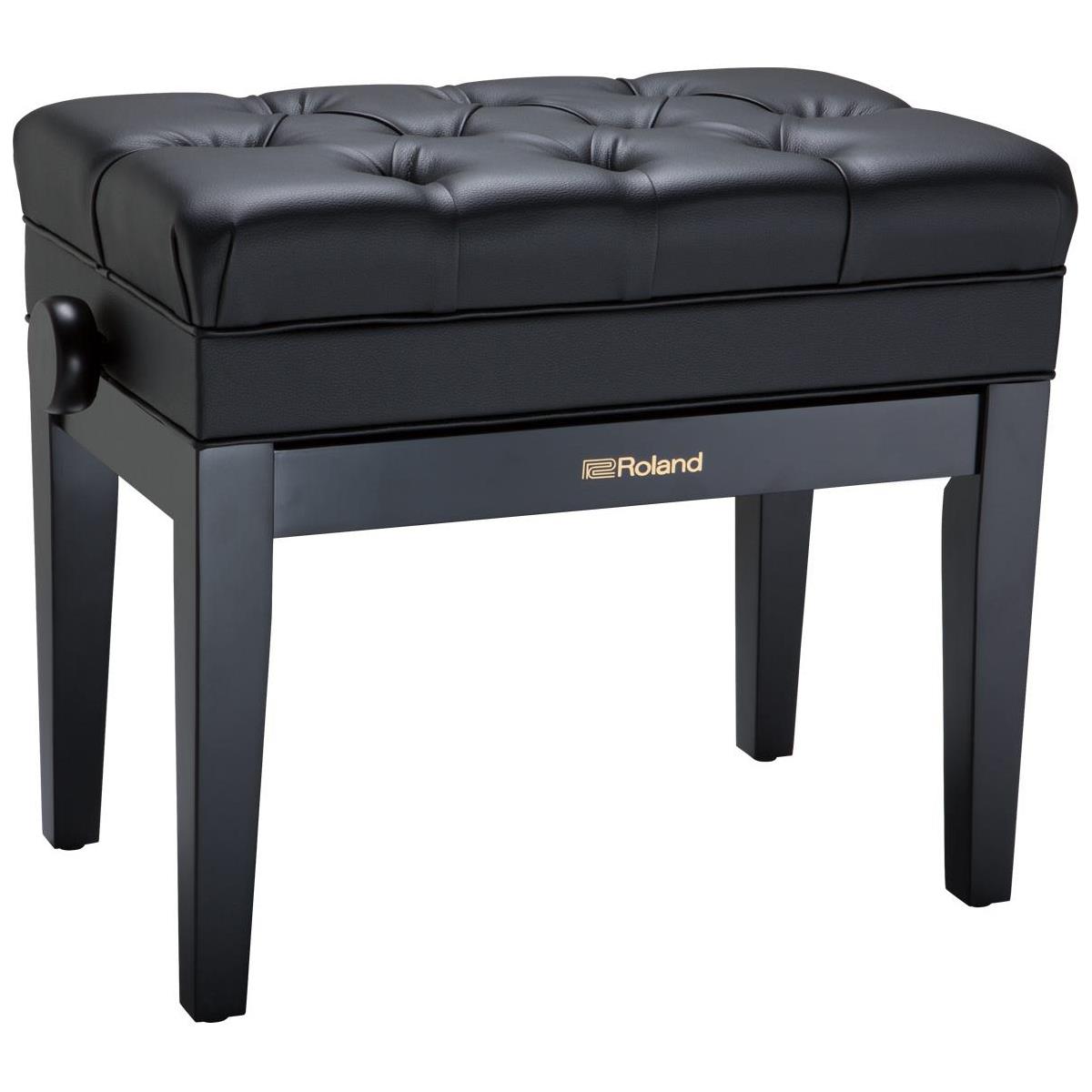 Image of Roland RPB-500 Piano Bench with Vinyl Seat &amp; Storage Compartment