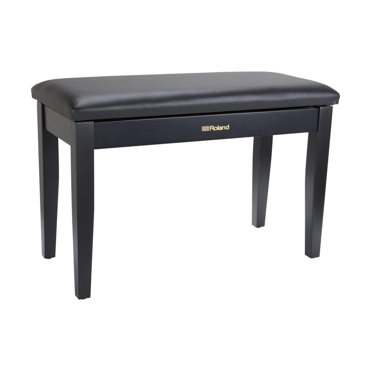 Image of Roland Duet Piano Bench with Cushioned Seat and Storage Compartment
