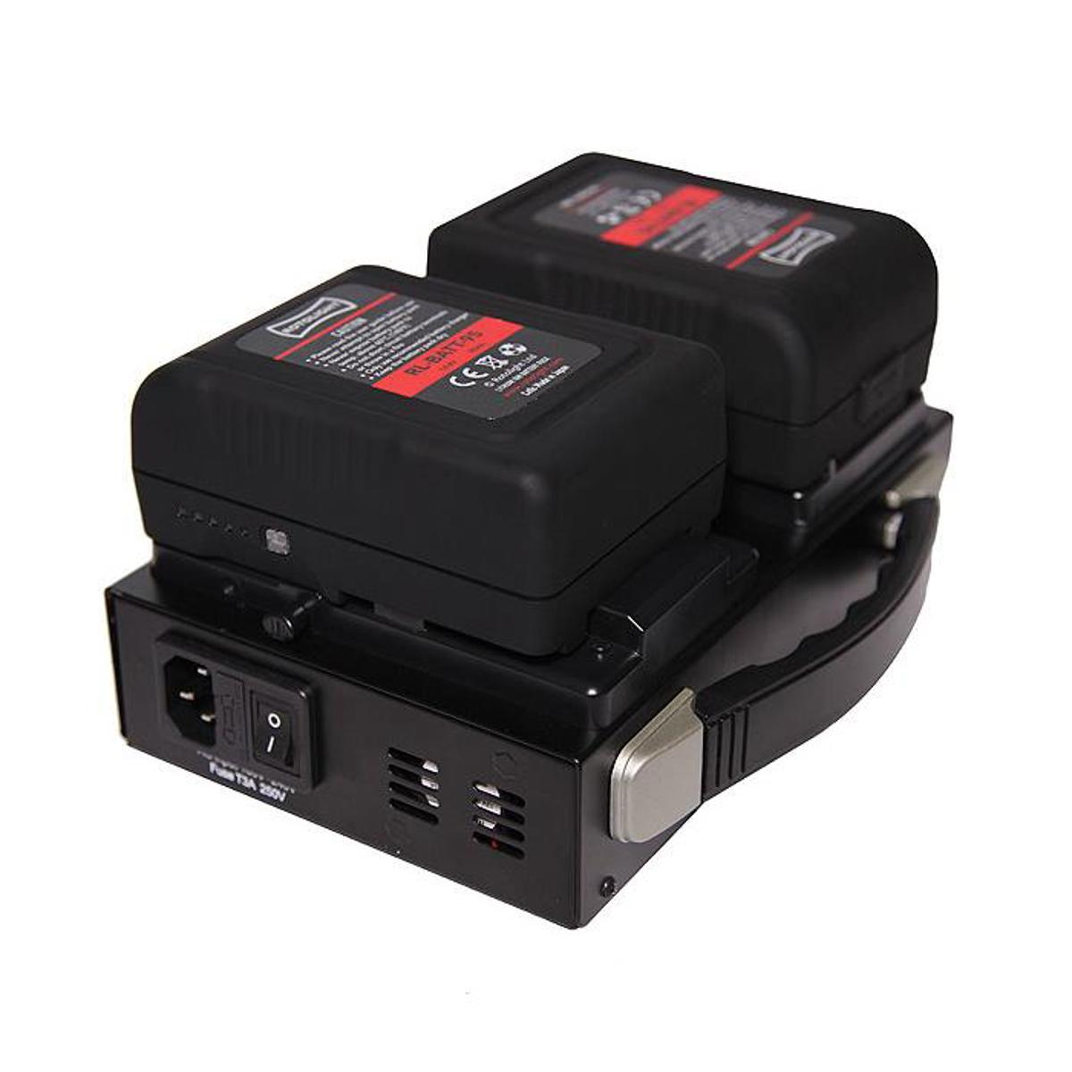 

Rotolight 2 Channel V Lock Charger with AC Adapter and XLR Cable