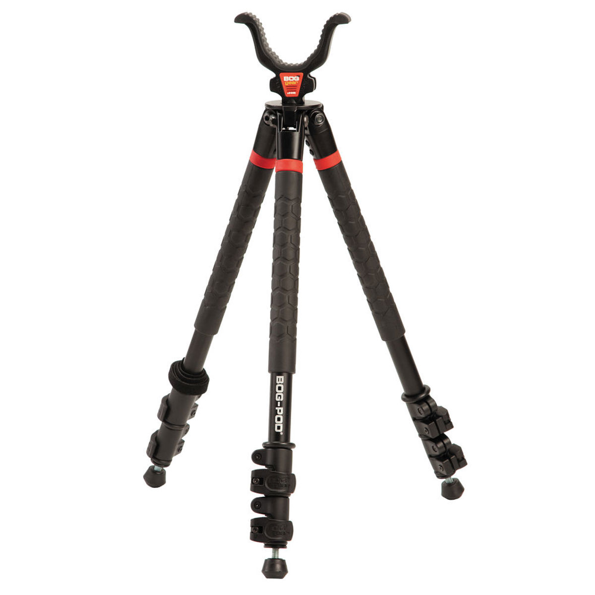 

BOGgear HD-3 3 Section Heavy Duty Aluminum Tripod with Universal Shooting Rest