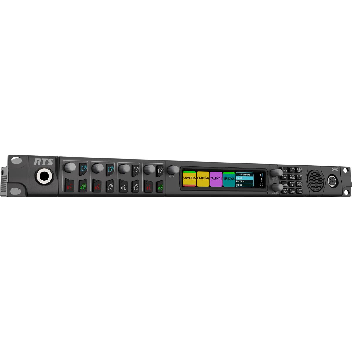 

RTS Intercom Systems RTS OMS OMNEO Advanced 4-Ch Digital Partyline Intercom w/4M XLR HeadsetConnector