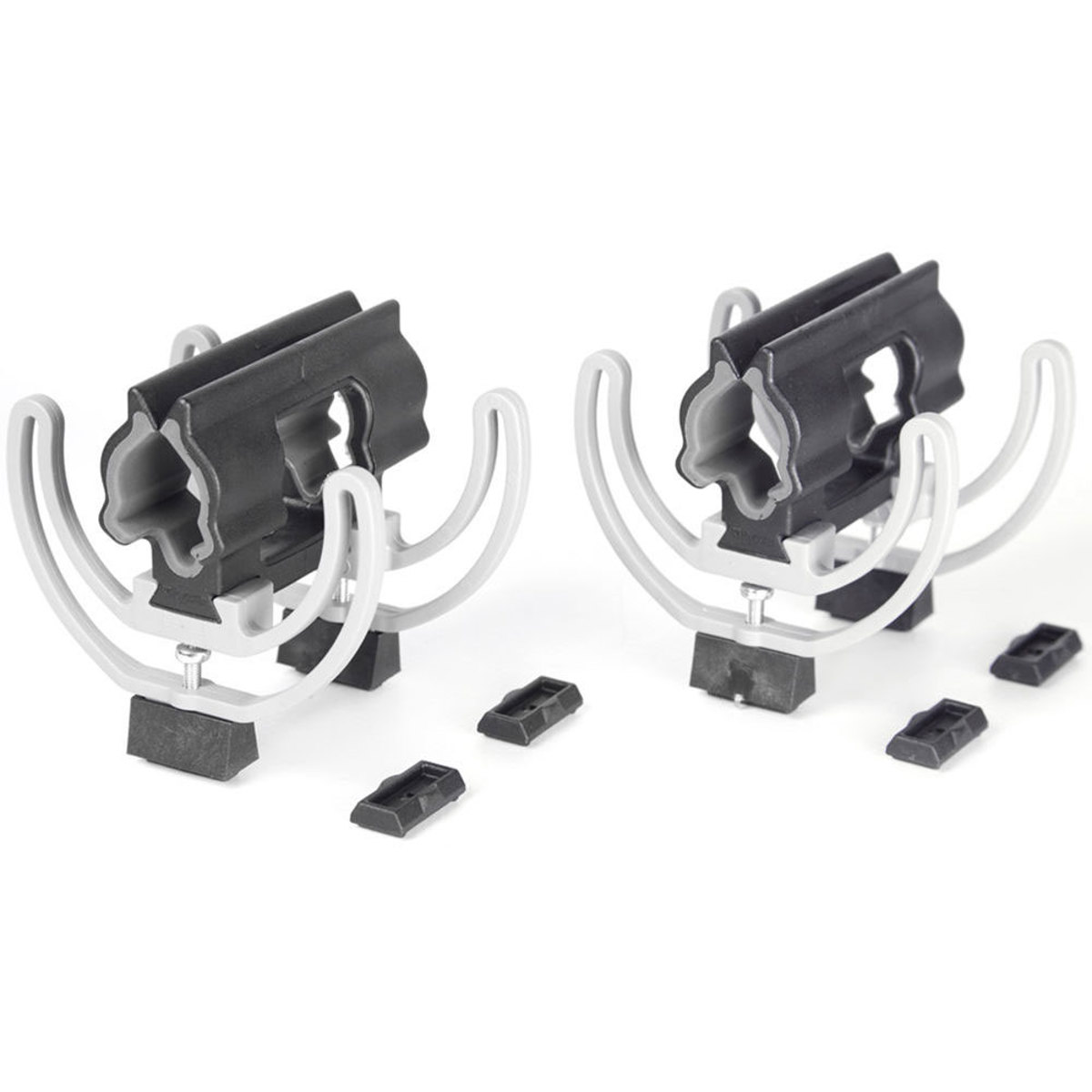 

Rycote Modular Pair Of Duo-Lyre, 72 Shore, Break Resistant, Black & Gray