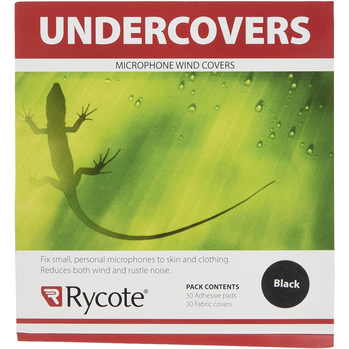 

Rycote 065101 Undercover Stickies and 30 Disc, Black