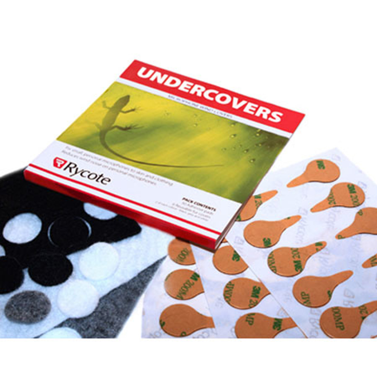 

Rycote 065105 Undercover 100 Stickies and Discs, Grey