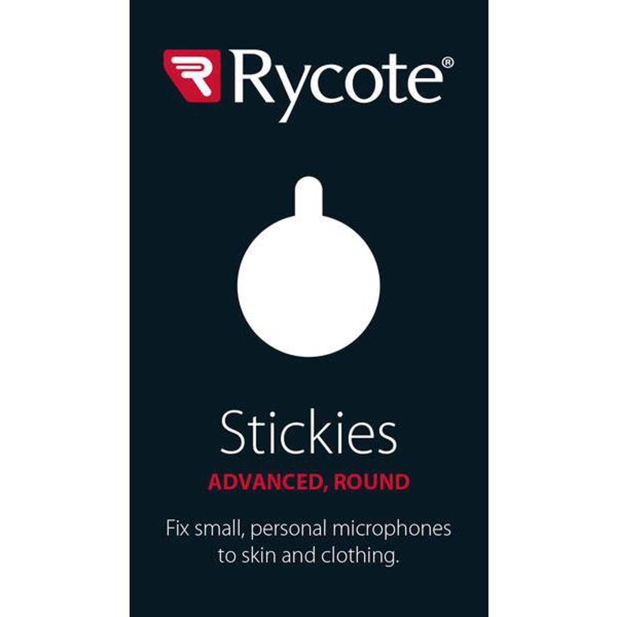 

Rycote Stickies Advanced for Lavalier Microphones, 23mm Round, Pack of 25