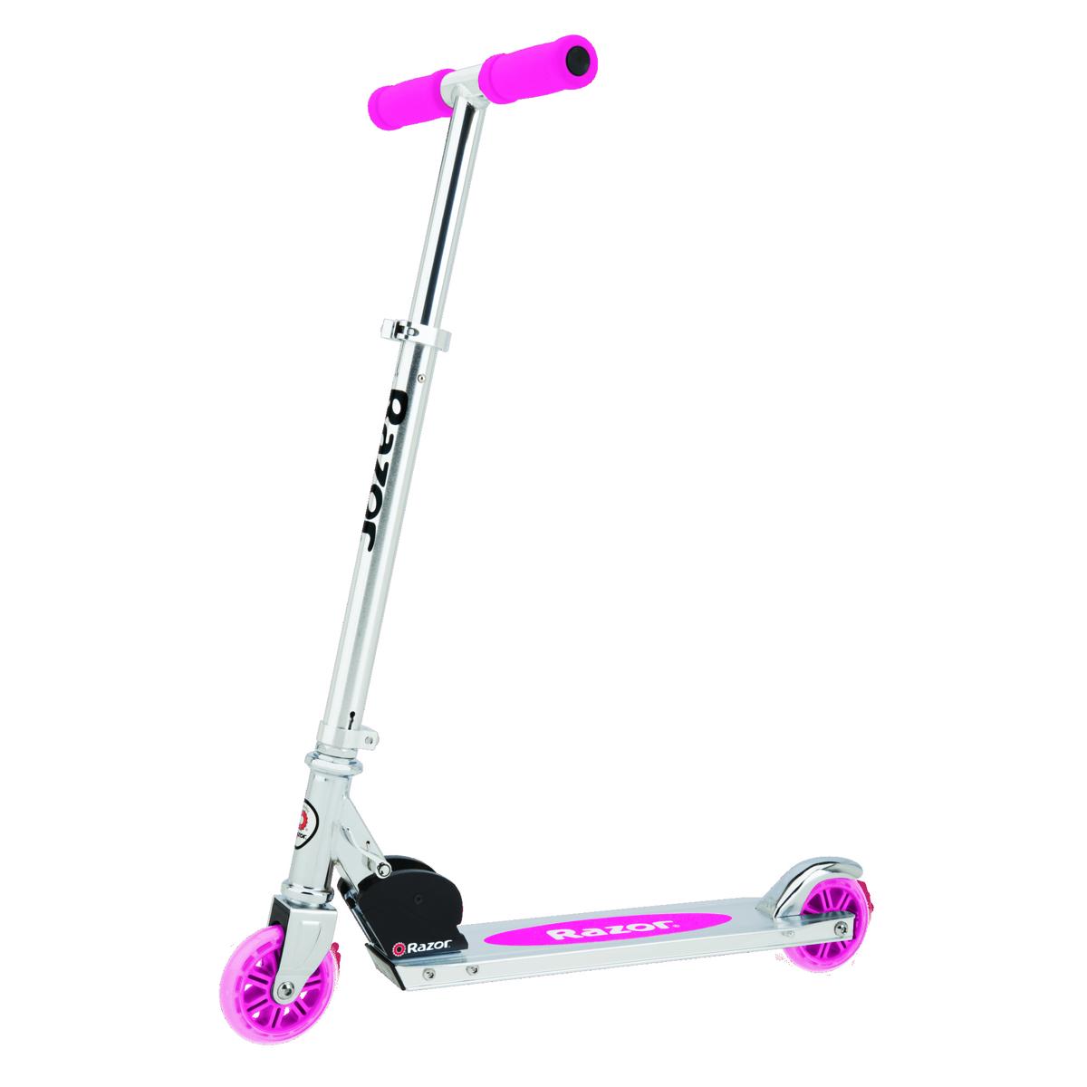 

Razor A Folding Kick Scooter, Pink