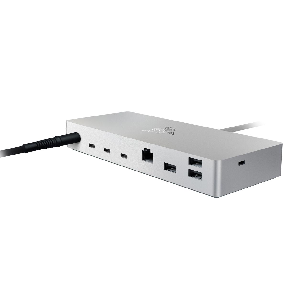 Photos - Card Reader / USB Hub Razor Razer Thunderbolt 4 Dock, Mercury RC21-01690200-R3U1 