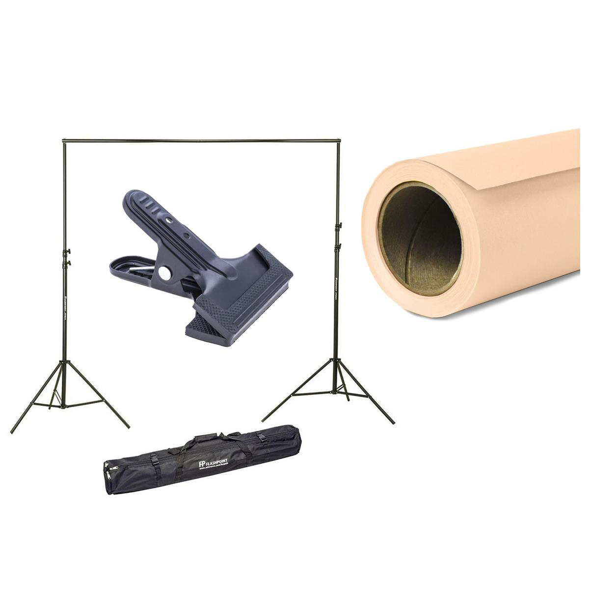 

Savage Widetone Seamless Background Paper 107"x36' Egg Nog, #19 W/10'Support