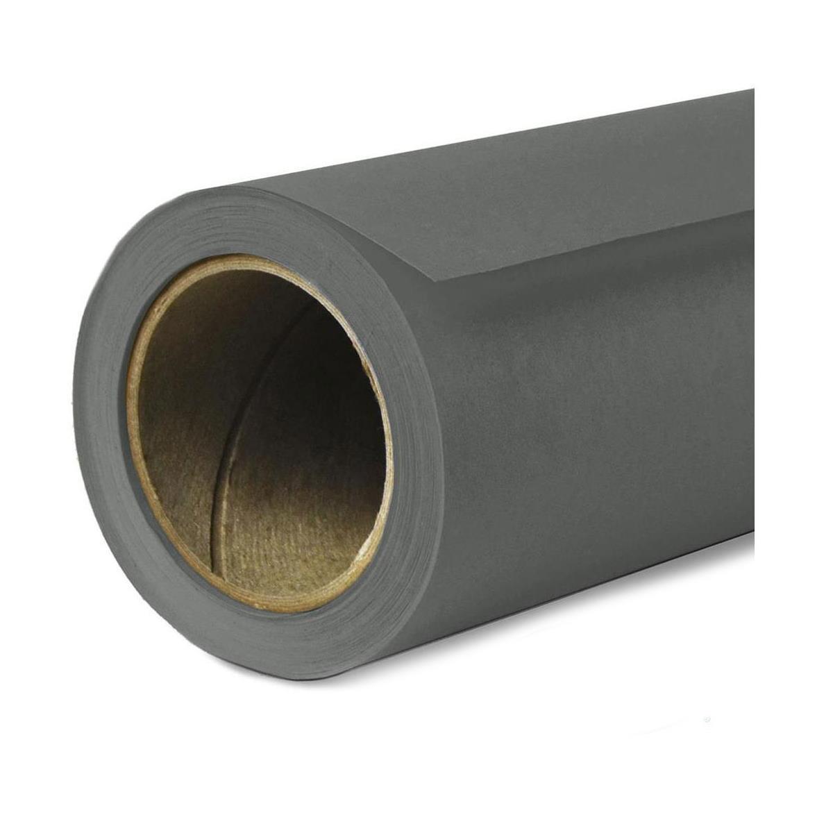 

Savage 107"x36' Widetone Seamless Background Paper Thunder Gray Single