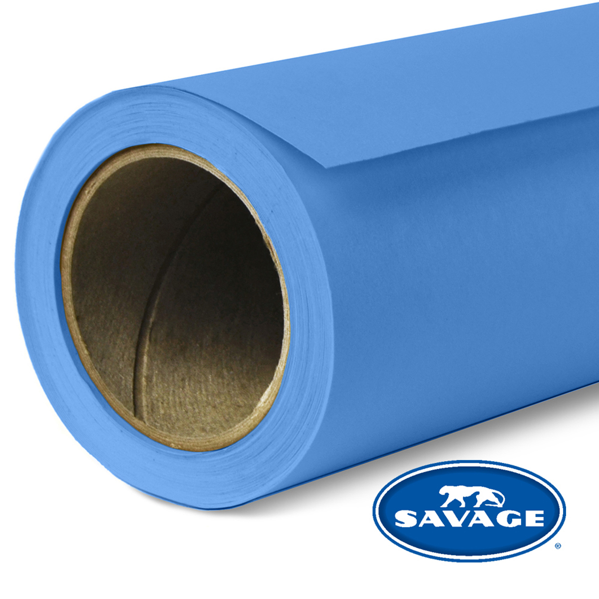 

Savage Widetone Seamless Background Paper, 107" wide x 36', Studio Blue, #58