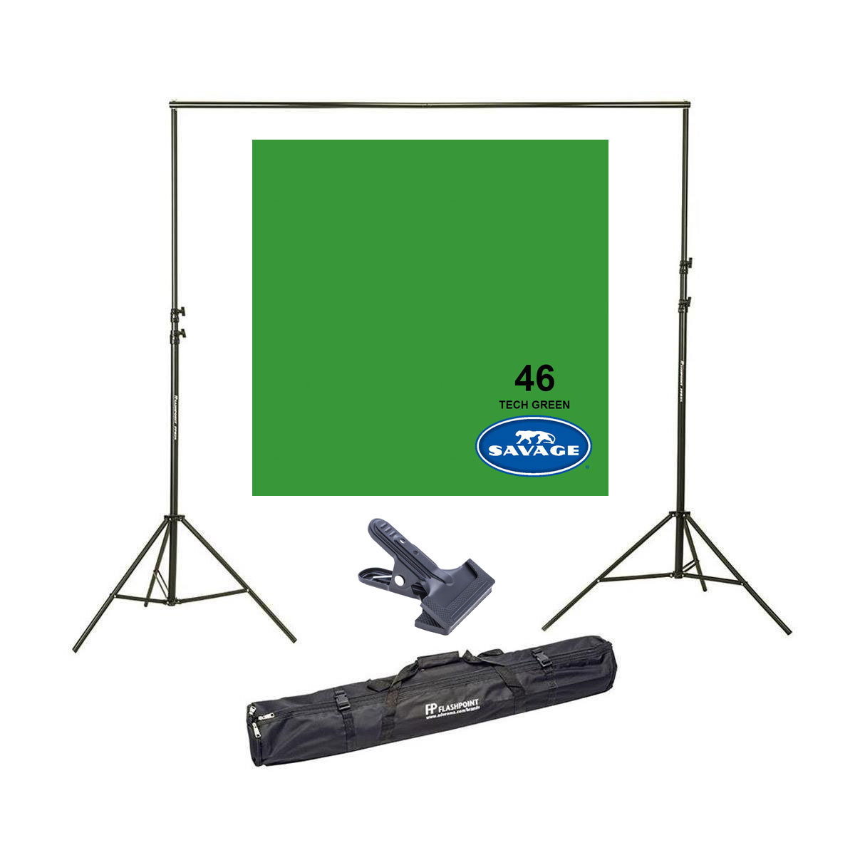 

Savage Widetone Seamless Background Paper 107"x150' Sage, #46 With 10' Support
