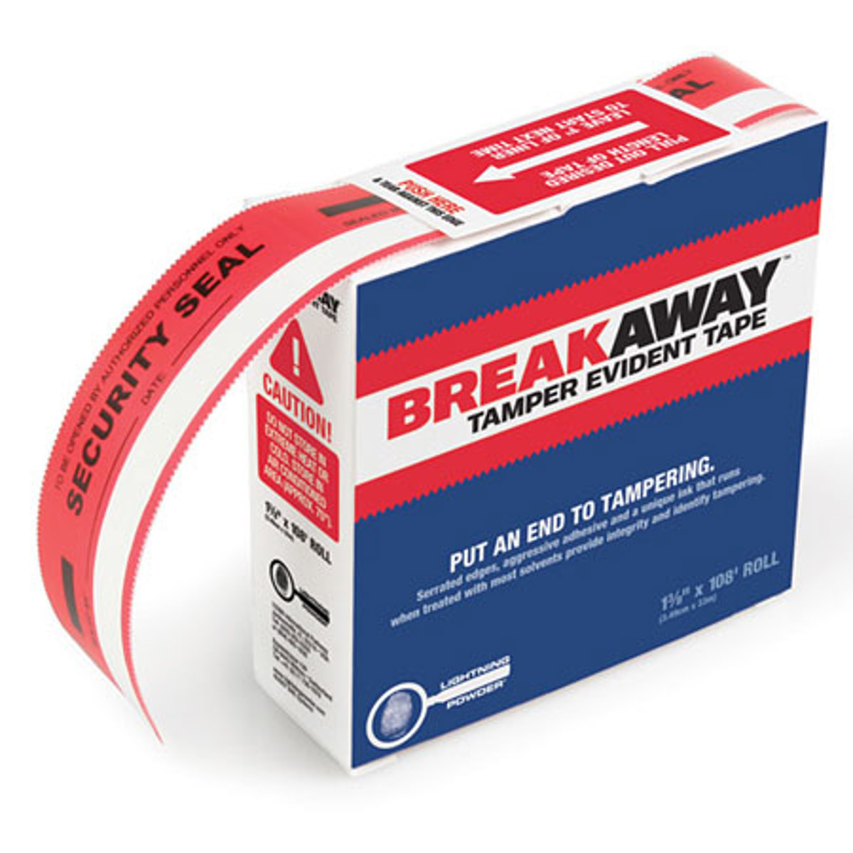 

Safariland Breakaway Tamper Evident Tape, 1.38"x108'