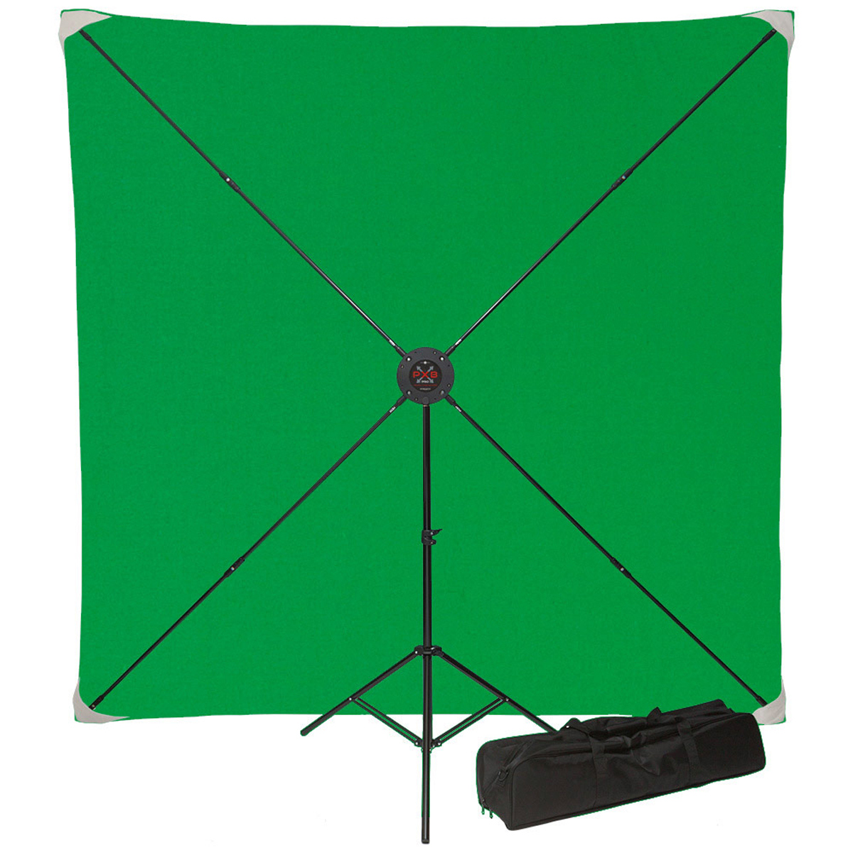 

Studio Assets PXB Pro 8x8' Background Kit with Chroma Key Green Muslin