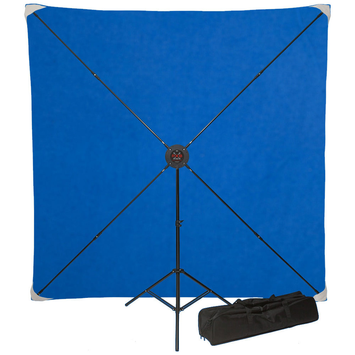 

Studio Assets PXB Pro 8x8' Background Kit with Chroma Key Blue Muslin
