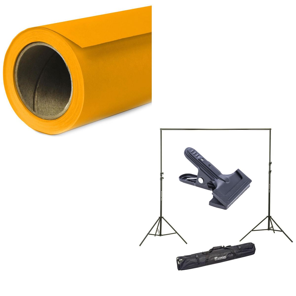 

Savage Widetone Seamless Background Paper, 107" x 150' with Support System Marmalade