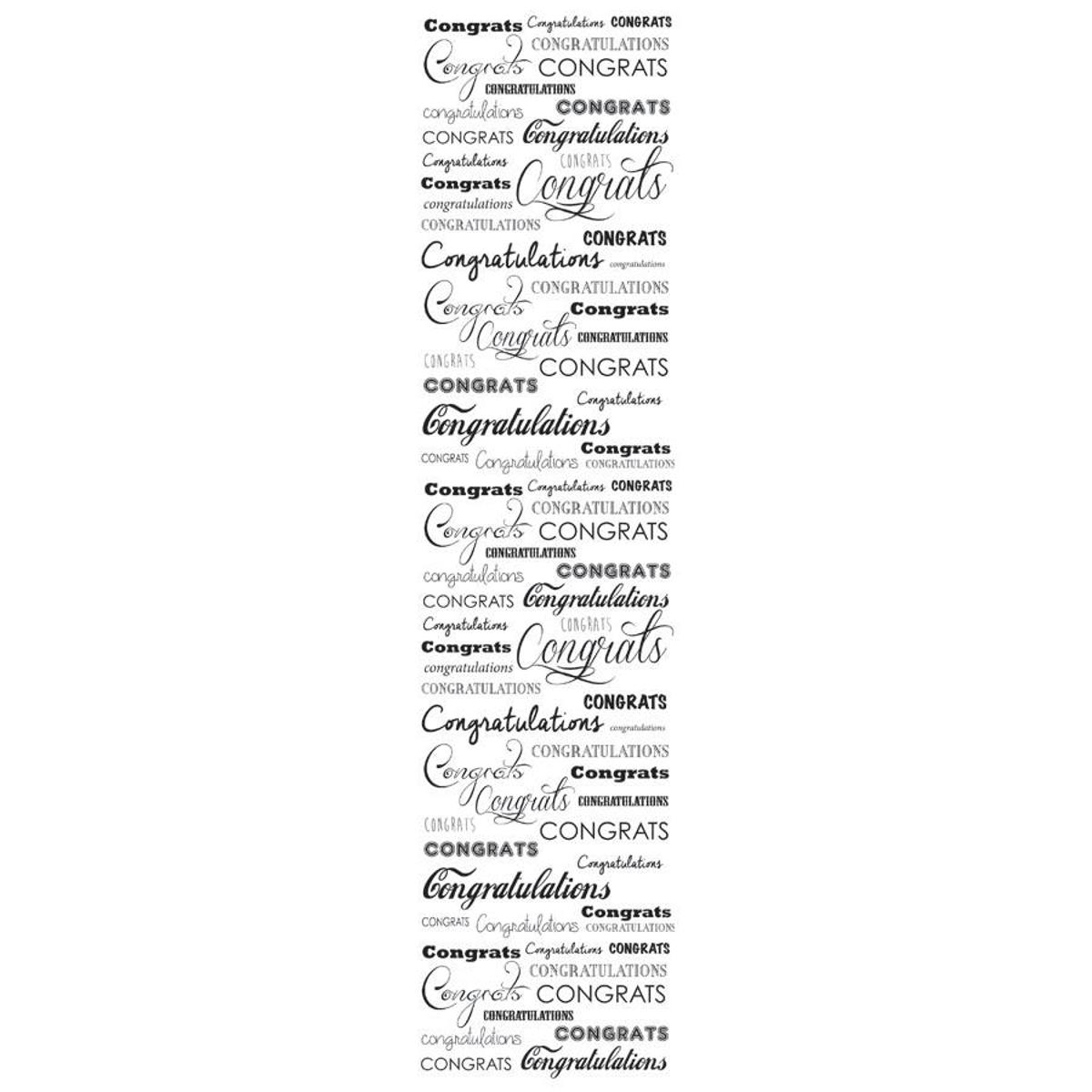 

Savage Printed Background Paper, 53"x18', Congratulations