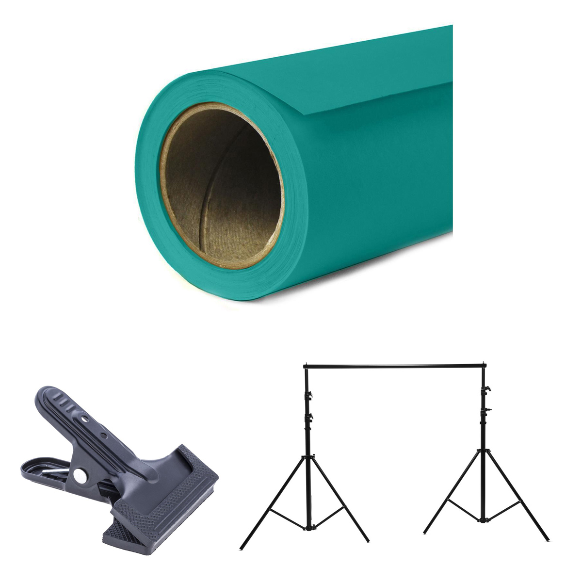 

Savage Widetone Seamless Background Paper, 107" x 150' with Support System Teal