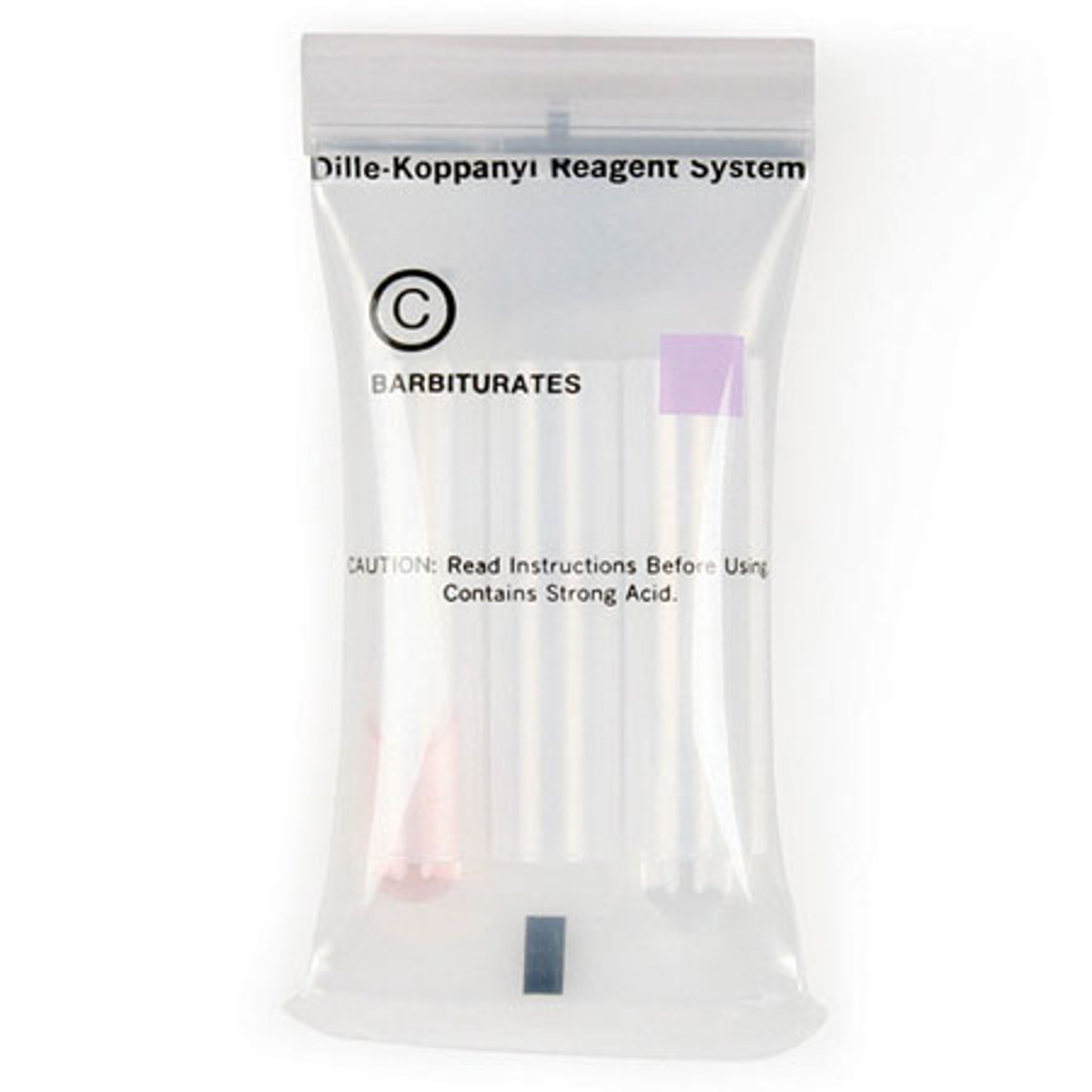 

Safariland NIK Test C Modified Dille-Koppanyi Reagent, Barbiturates, Box of 10