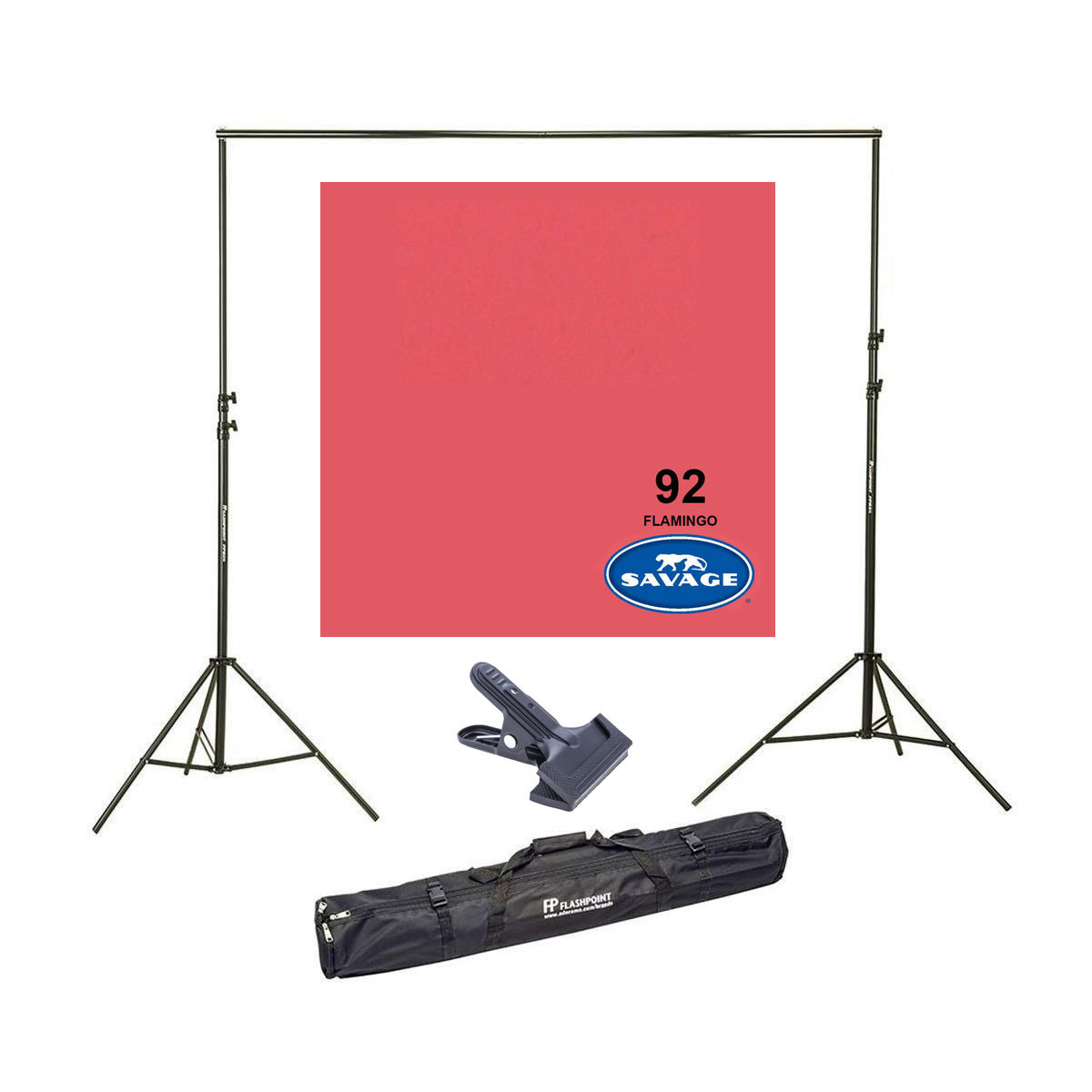 

Savage Widetone Seamless Background Paper, 107" x 150' with Support System Flamingo