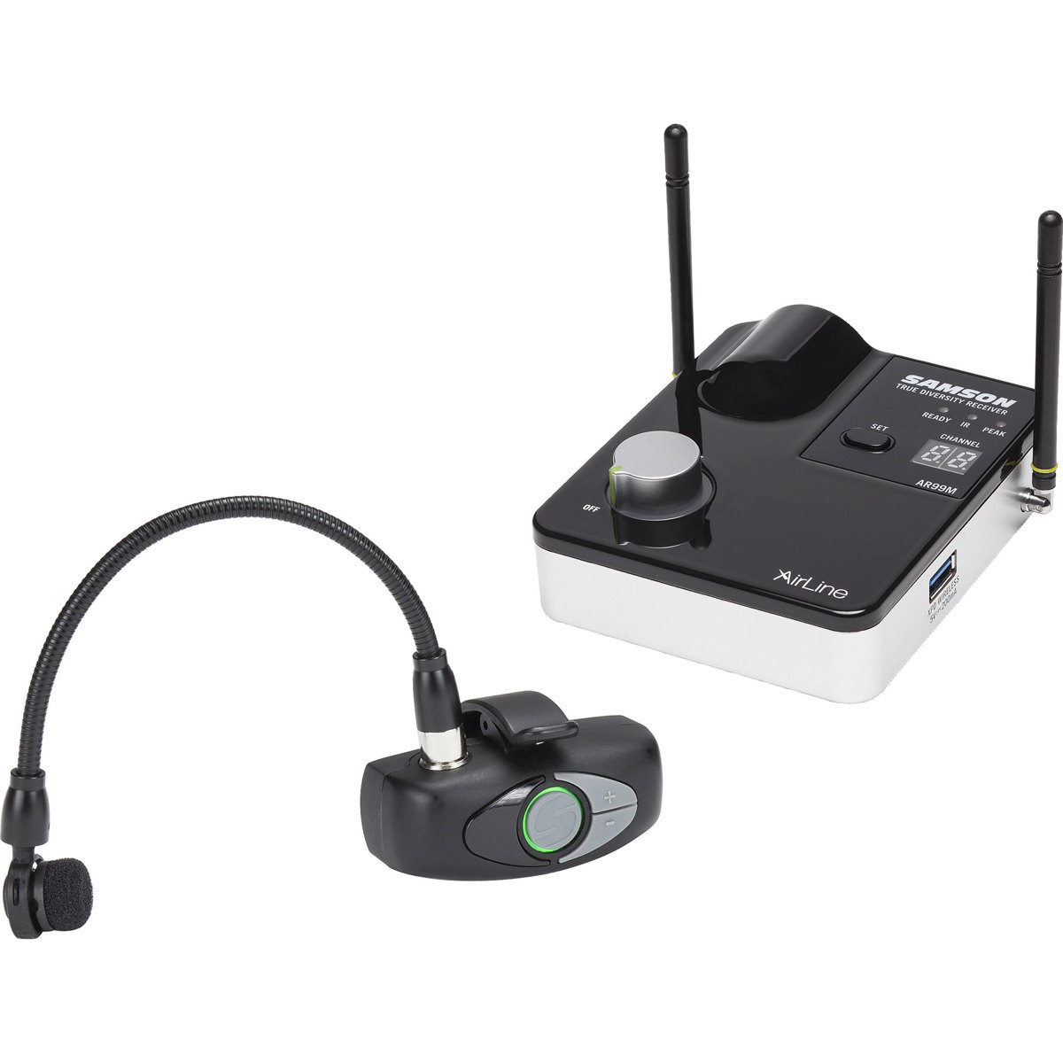 

Samson AirLine AWXm Micro UHF Wind Instrument Wireless System, D: 542 to 566 MHz