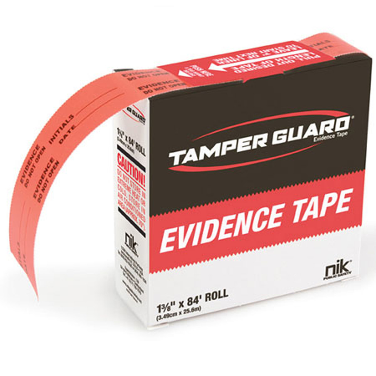 

Safariland Tamper Guard Evidence Tape, 1.25"x84'