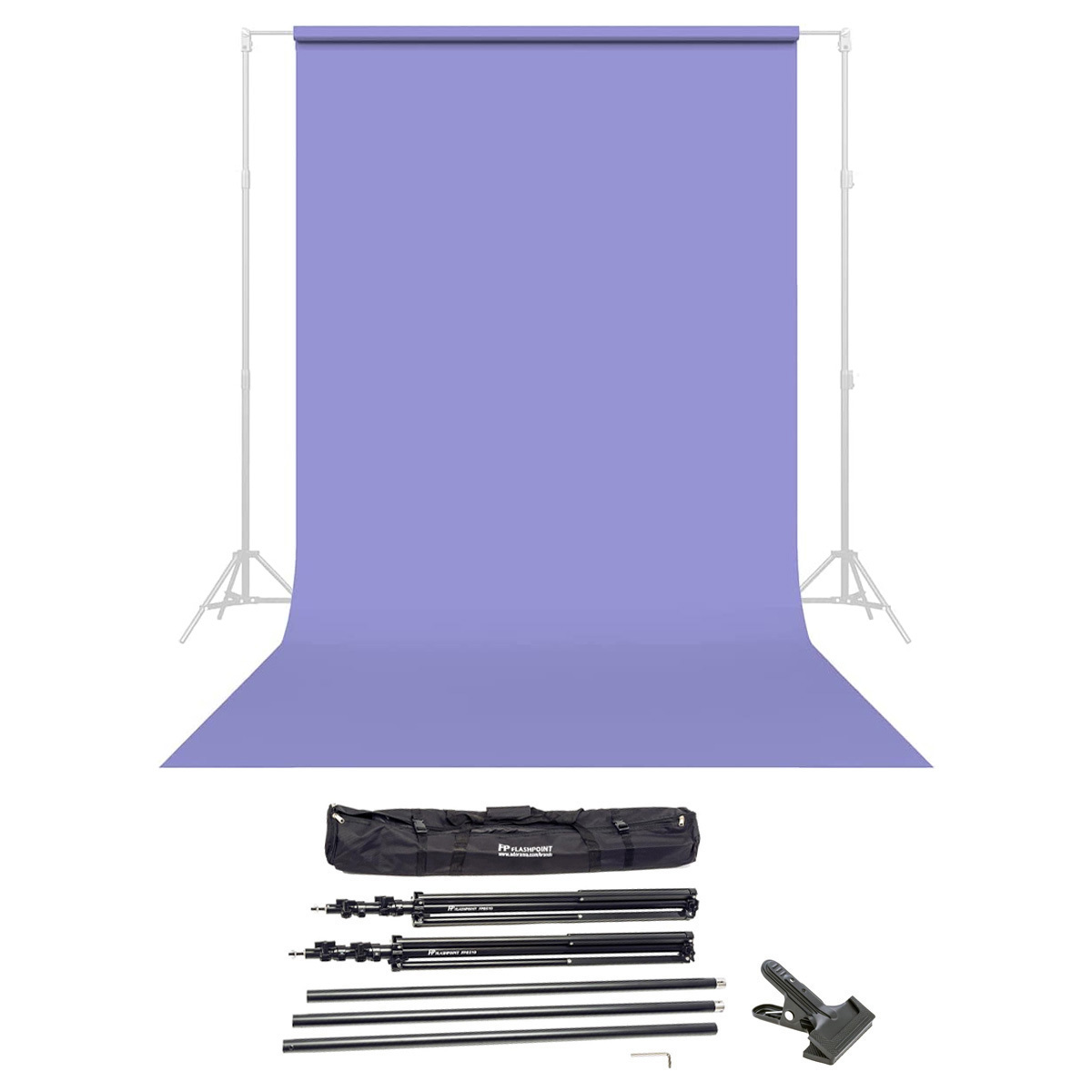 

Savage Widetone Seamless Background Paper 86"x36' Orchid, #29 W/10' Support