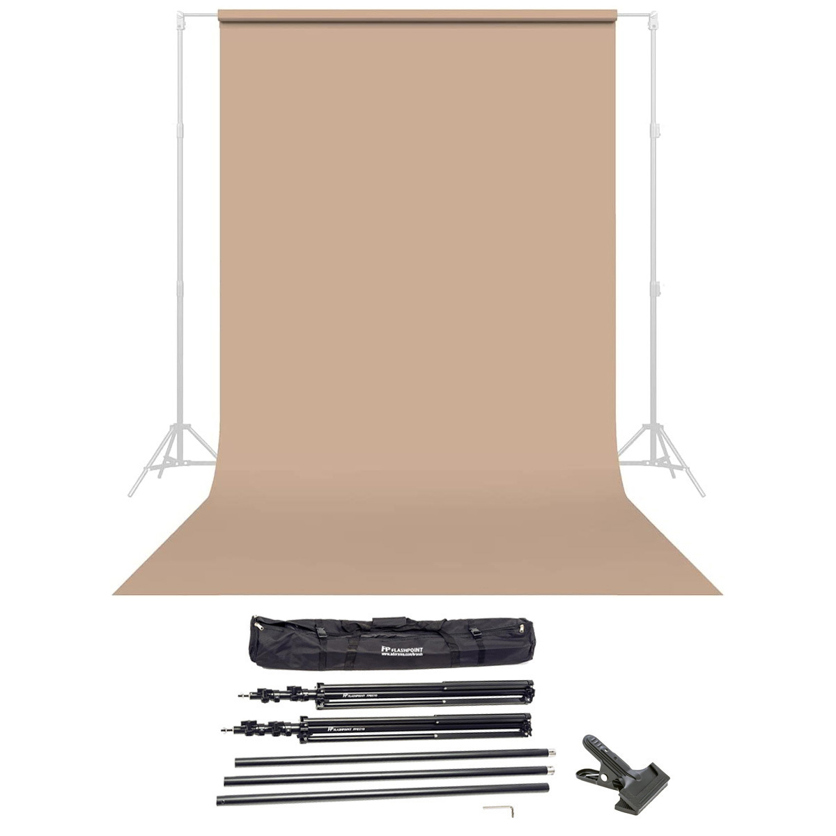 

Savage Widetone Seamless Background Paper, 86" x 36' with Support System Pecan