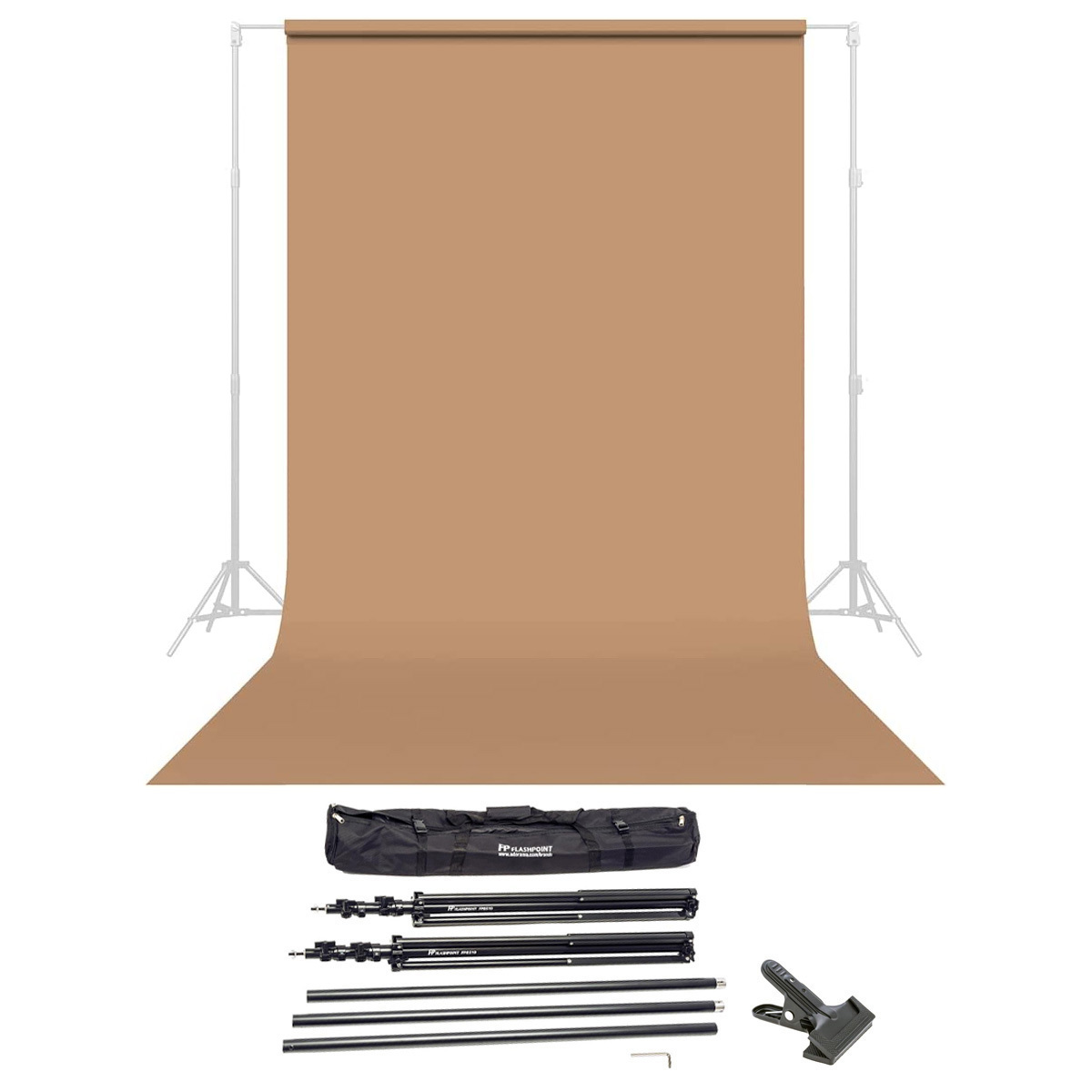

Savage Widetone Seamless Background Paper, 86" x 36' with Support System Mocha