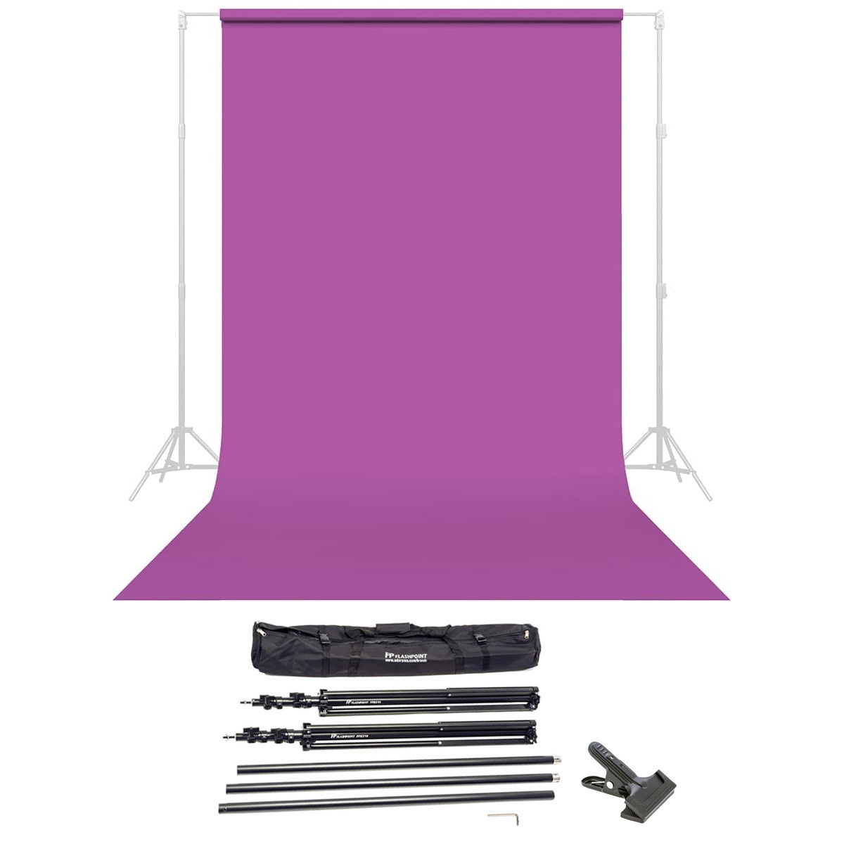 

Savage Widetone Seamless Background Paper 86"x36' #91 Plum WITH 10' Support